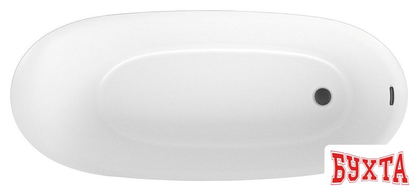 Ванна Wellsee Panta Rei 168x73 23720103R (отдельностоящая ванна белый глянец, экран, ножки, сифон-автомат матовый черный) 3