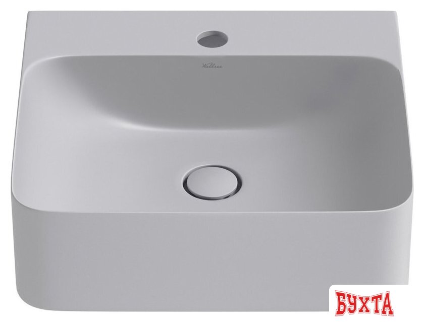 Умывальник Wellsee Clermont 302608000 с донным клапаном click-clack 1