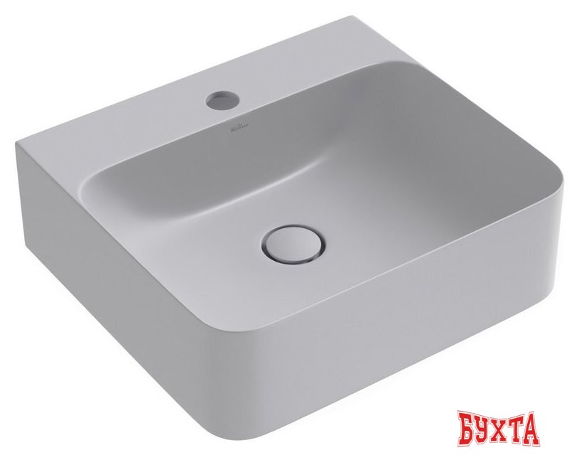 Умывальник Wellsee Clermont 302608000 с донным клапаном click-clack 2