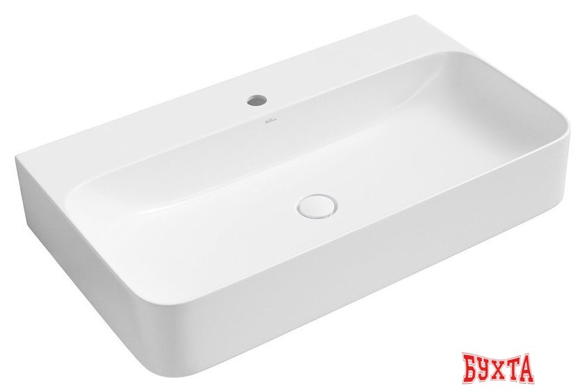 Умывальник Wellsee Clermont 302603000 с донным клапаном click-clack 2