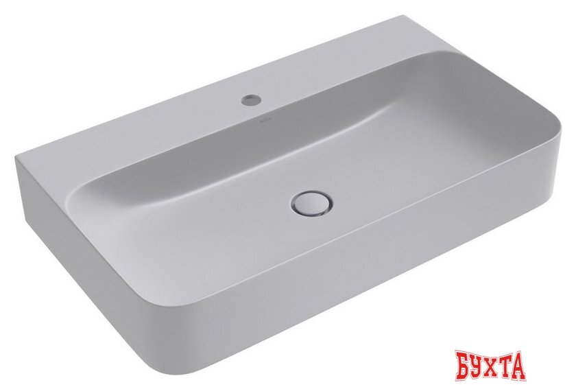 Умывальник Wellsee Clermont 302614000 с донным клапаном click-clack 2