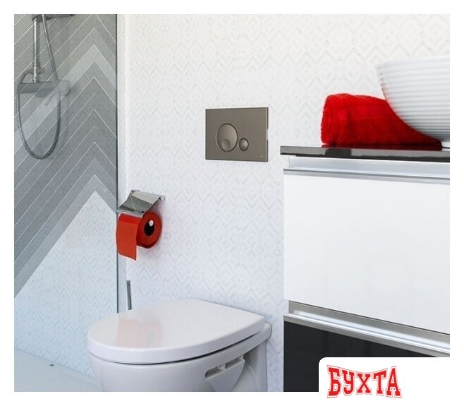 Панель смыва OLI Globe 152953 (серый) 3