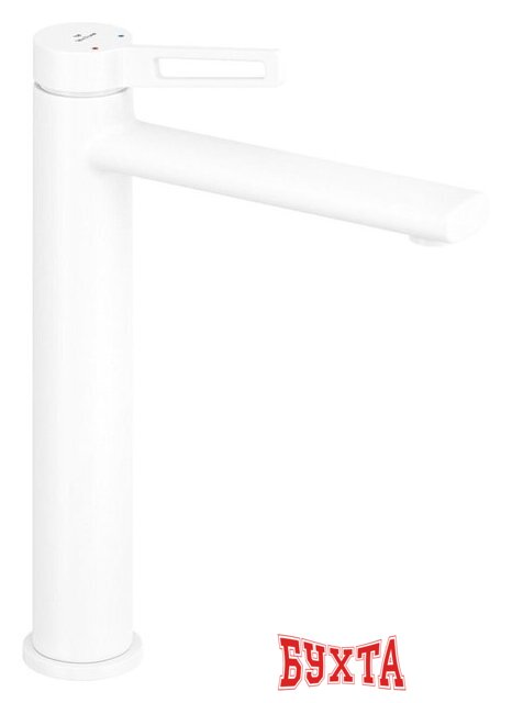 Смеситель Wellsee ONCE! and forever 182410000, отдельностоящий (матовый белый) 1