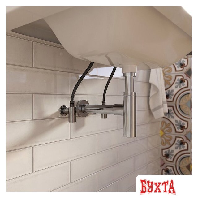 Вентиль Wellsee Drainage System 182146001, угловой (2 шт, хром) 5