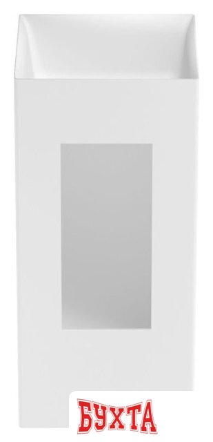 Умывальник Wellsee Pure BY Wellsee 230712000 (отдельностоящий, без отверстия под смеситель, матовый белый) 3