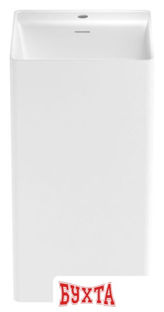 Умывальник Wellsee Pure BY Wellsee 230715000 (отдельностоящий, с отверстием под смеситель, матовый белый) 1