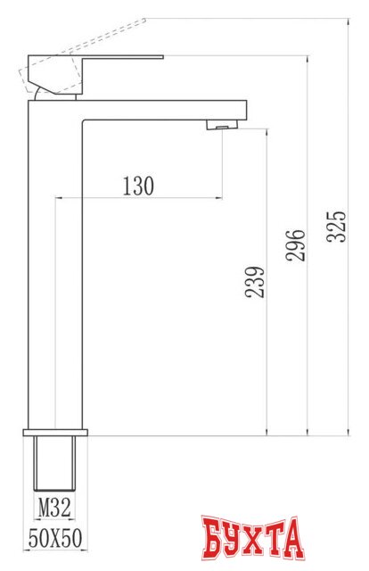 Смеситель Savol S-SUS2003H 2