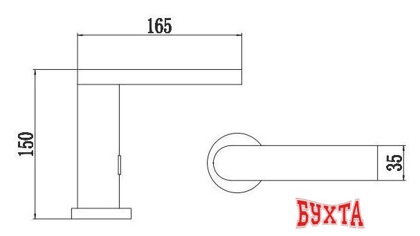 Смеситель Savol S-GY8887H 2