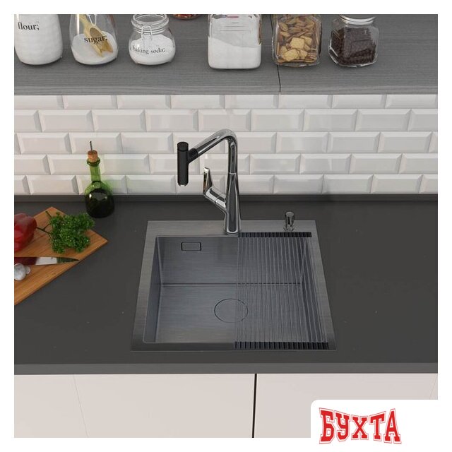 Кухонная мойка Roxen Simple 560220-45B 2