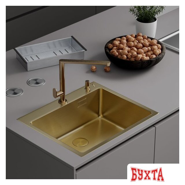 Кухонная мойка Roxen Simple 560220-60G 1