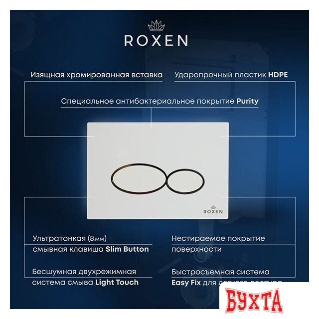 Панель смыва Roxen Santi 410280BG 4