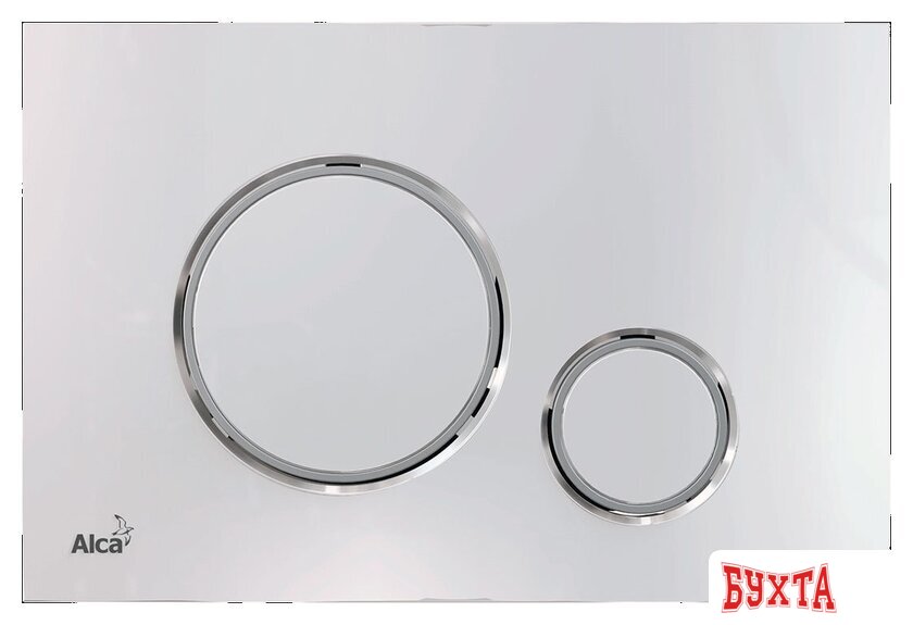 Панель смыва Alcaplast M771 (хром матовый/хром глянцевый)