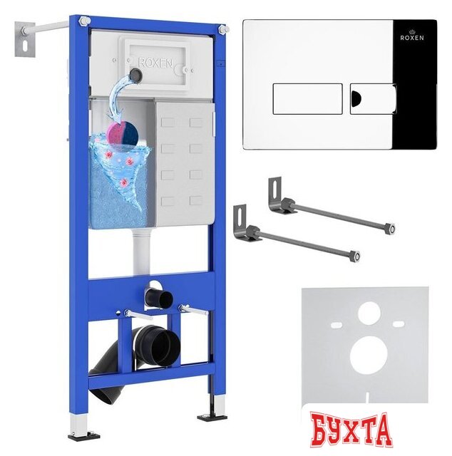 Инсталляция для унитаза Roxen StounFix Dual Fresh 852222 1