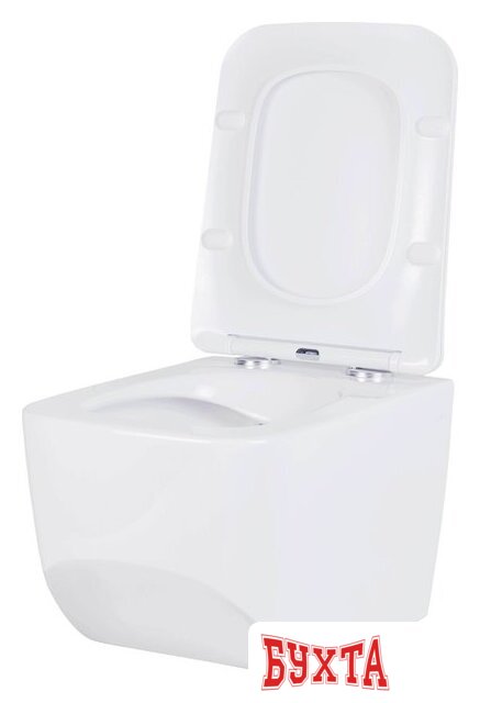 Унитаз подвесной Roxen Boro в комплекте с инсталляцией StounFix Dual Fresh 6 в 1 540025 (кнопка: белый глянец) 5