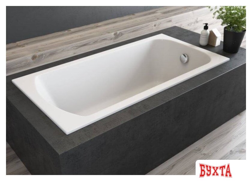 Ванна Polimat Classic Slim 180x80 (c ножками) 2