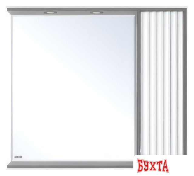 Мебель для ванных комнат Brevita Шкаф с зеркалом Balaton 90 R BAL-04090-01-П 1