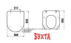 Сиденье для унитаза Creavit Free KC0903.02.0000E 2