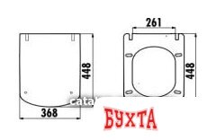 Сиденье для унитаза Creavit Elegant KC1103.01.0000E 2