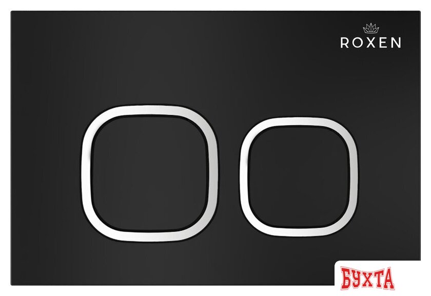 Унитаз приставной Roxen Antares в комплекте с инсталляцией Attach 5 в 1 966934 (кнопка: черный матовый, с хромированной окантовкой) 3