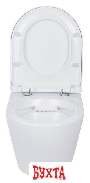 Унитаз подвесной Roxen Antares в комплекте с инсталляцией StounFix Dual Fresh 6 в 1 968011 (кнопка: золото глянцевое ) 5