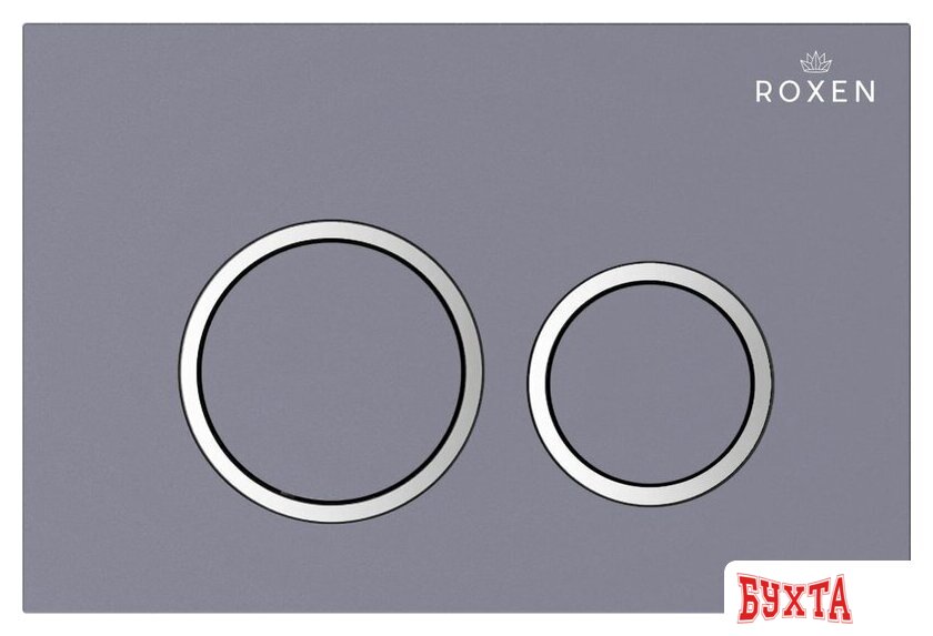 Унитаз подвесной Roxen Royal Matt в комплекте с инсталляцией StounFix Dual Fresh 6 в 1 968253 (кнопка: серый бетон) 3