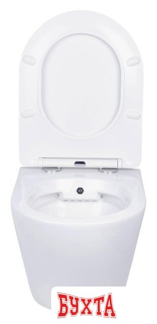 Унитаз подвесной Roxen Antares Bidet в комплекте с инсталляцией StounFix Dual Fresh 6 в 1 968457 (кнопка: брашированное золото) 4