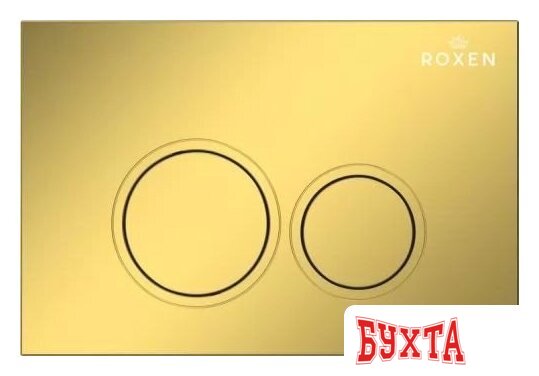 Унитаз подвесной Roxen Martin в комплекте с инсталляцией StounFix Dual Fresh 6 в 1 968513 (кнопка: золото) 2