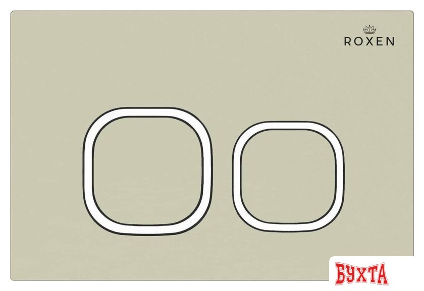 Унитаз подвесной Roxen Vine Tornado в комплекте с инсталляцией StounFix Dual Fresh 6 в 1 979018 (кнопка: бежевый) 2