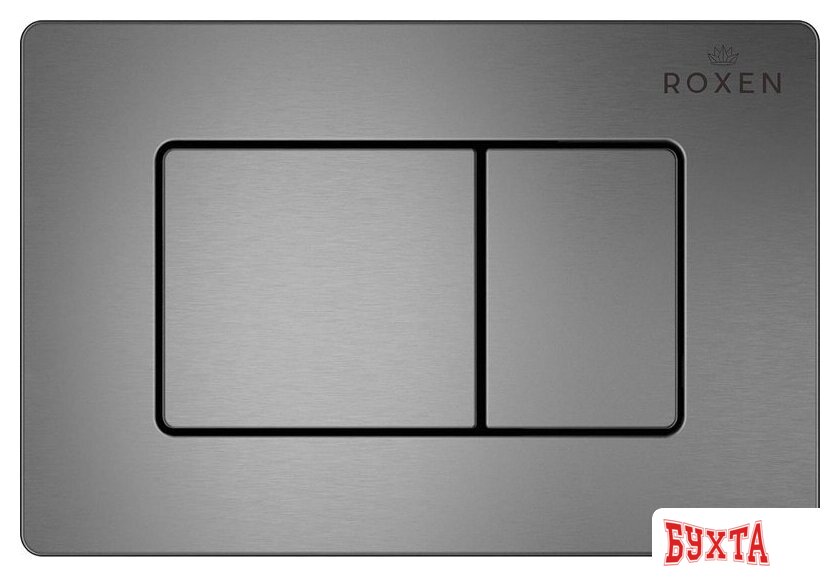 Унитаз подвесной Roxen Vine Tornado в комплекте с инсталляцией StounFix Dual Fresh 6 в 1 979021 (кнопка: оружейная сталь/металл) 2