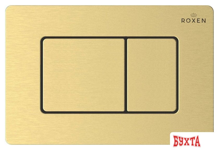 Унитаз подвесной Roxen Vine Tornado в комплекте с инсталляцией StounFix Dual Fresh 6 в 1 979022 (кнопка: брашированное золото) 2