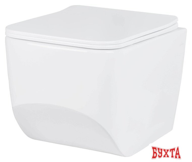 Унитаз подвесной Roxen Boro в комплекте с инсталляцией StounFix Dual Fresh 6 в 1 868602 (кнопка: оружейная сталь матовая) 4