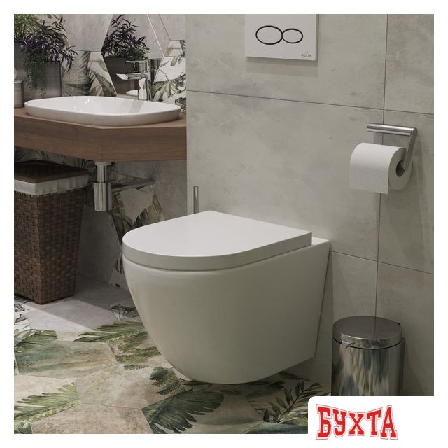 Унитаз подвесной Roxen Antares 530185-02 Rimless Soft Close 5