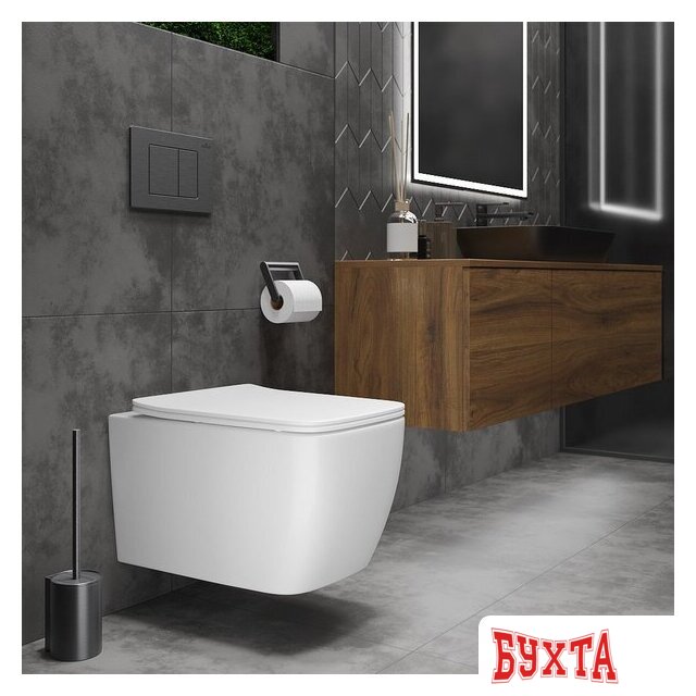 Унитаз подвесной Roxen Cube Tornado 530135-01