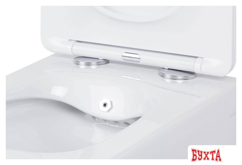 Унитаз подвесной Roxen Cube Bidet 530135-01X Rimless Soft Close с функцией биде 5