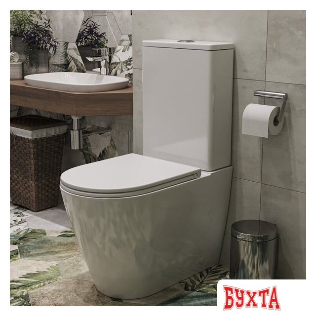 Унитаз напольный Roxen Wailet Tornado Rimless Soft Close 600175-01 3