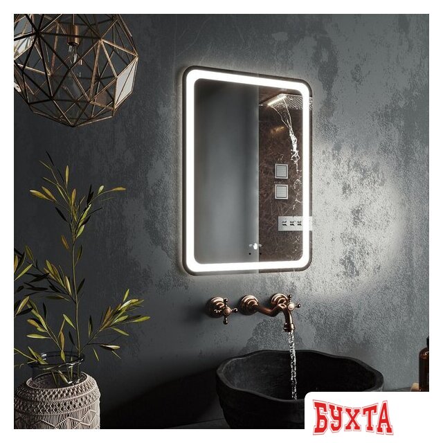 Мебель для ванных комнат Roxen Зеркало Irida smart touch 510185-60ST (с бесконтактным сенсором и подсветкой) 3