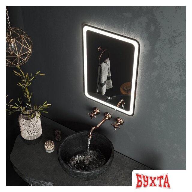 Мебель для ванных комнат Roxen Зеркало Irida smart touch 510185-60ST (с бесконтактным сенсором и подсветкой) 4