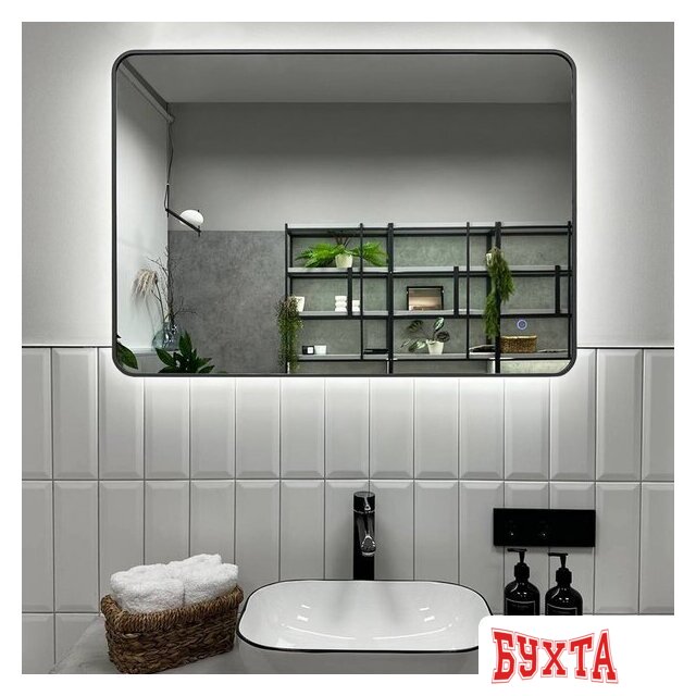 Мебель для ванных комнат Roxen Зеркало Simon Long 510205-120GM 120x70 2