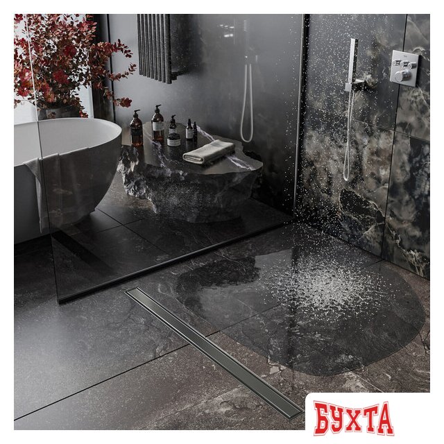 Трап/канал Roxen Supra GunMetal 91050-80GM 4