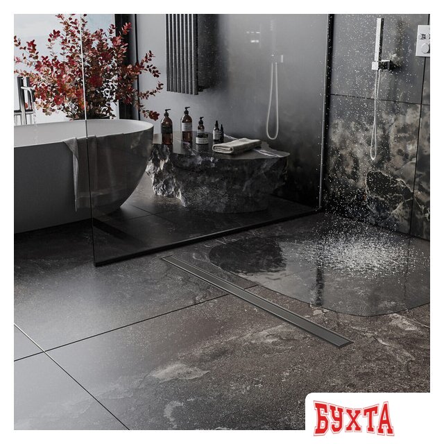 Трап/канал Roxen Supra GunMetal 91050-120GM 5