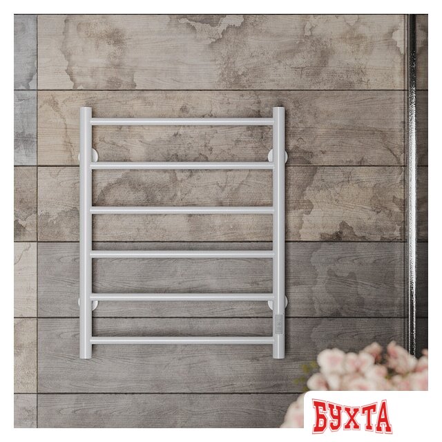 Полотенцесушитель Roxen Caspia BK-109W-6T 11070-5365W (белый) 4