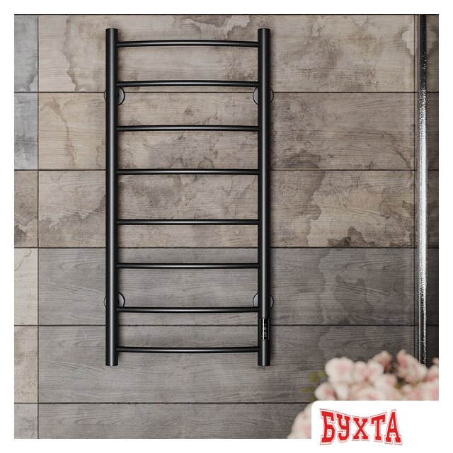 Полотенцесушитель Roxen Santi BK-109AW-8T 11030-4385B (черный) 4