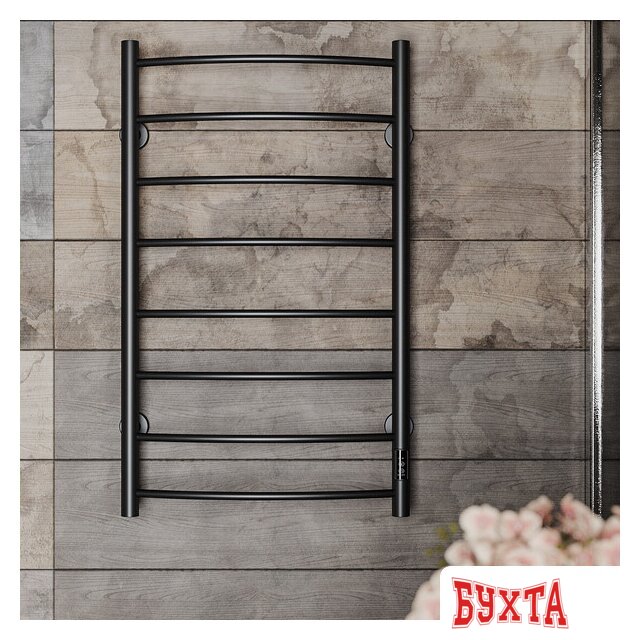 Полотенцесушитель Roxen Santi BK-109AW-8T 11030-5385B (черный) 4