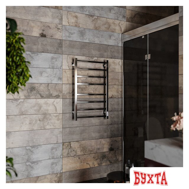 Полотенцесушитель Roxen Square BK-109S-8T 11050-5385C (хром) 5