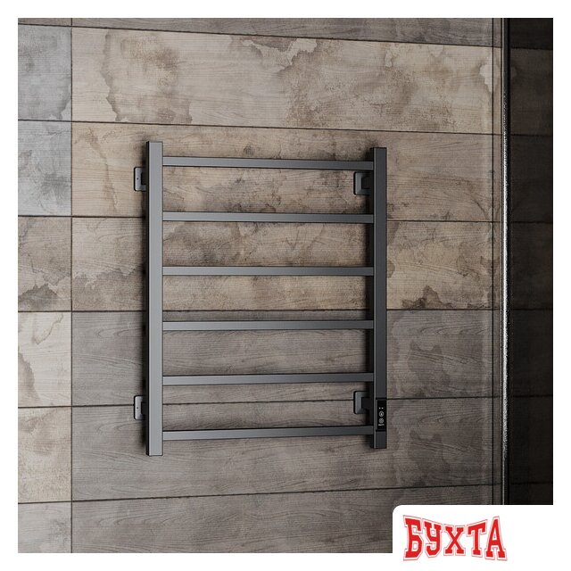 Полотенцесушитель Roxen Square BK-109SW-6T 11050-5365B (черный) 3