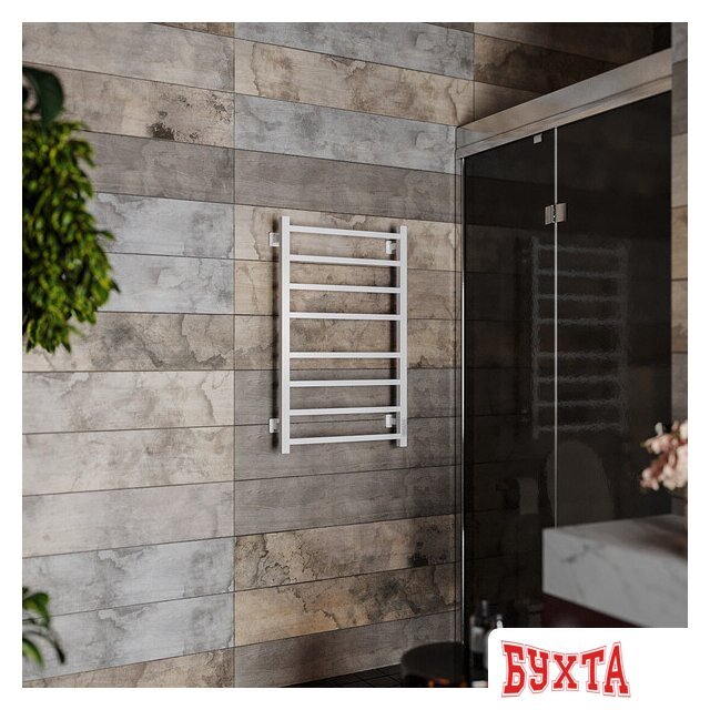 Полотенцесушитель Roxen Square BK-109SW-8T 11050-5385W (белый) 5