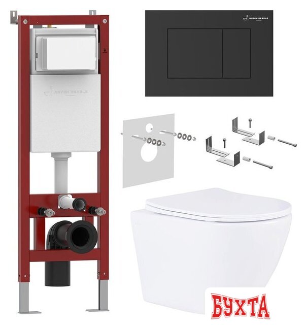 Унитаз подвесной Asten Readle Zentralmodul AR0601-185B 1