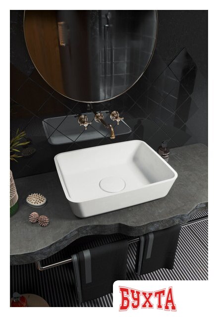 Умывальник Lavandi Palermo Прямоугольный 58x40 4