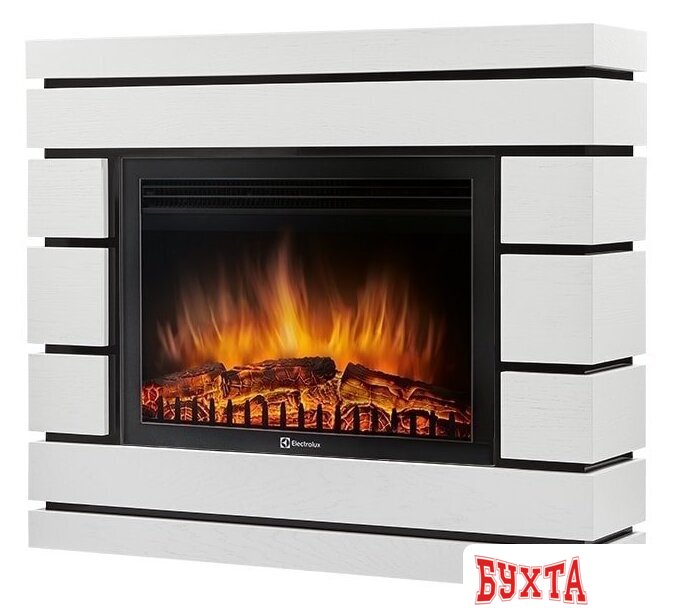 Портал Firelight Moderno 30 (шпон белый дуб) 2