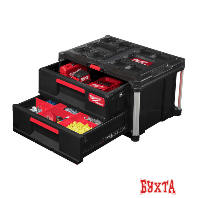 Ящик для инструментов Milwaukee Packout 2 Drawer Tool Box 4932472129 2